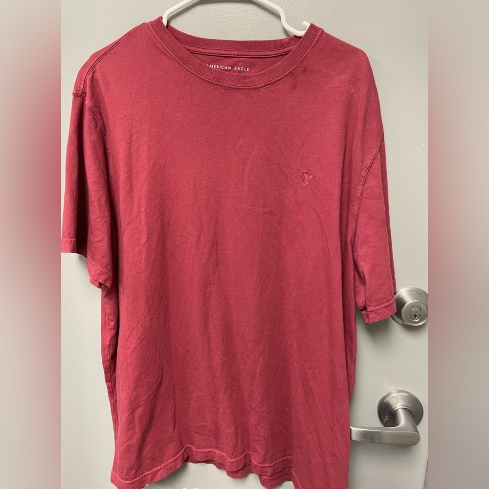 American Eagle Outfitters Red Men's Shirt